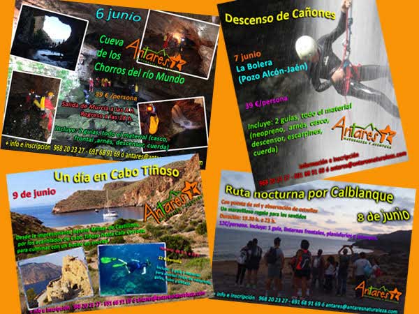 Propuestas de Antares del 6 al 9 de Junio 2015