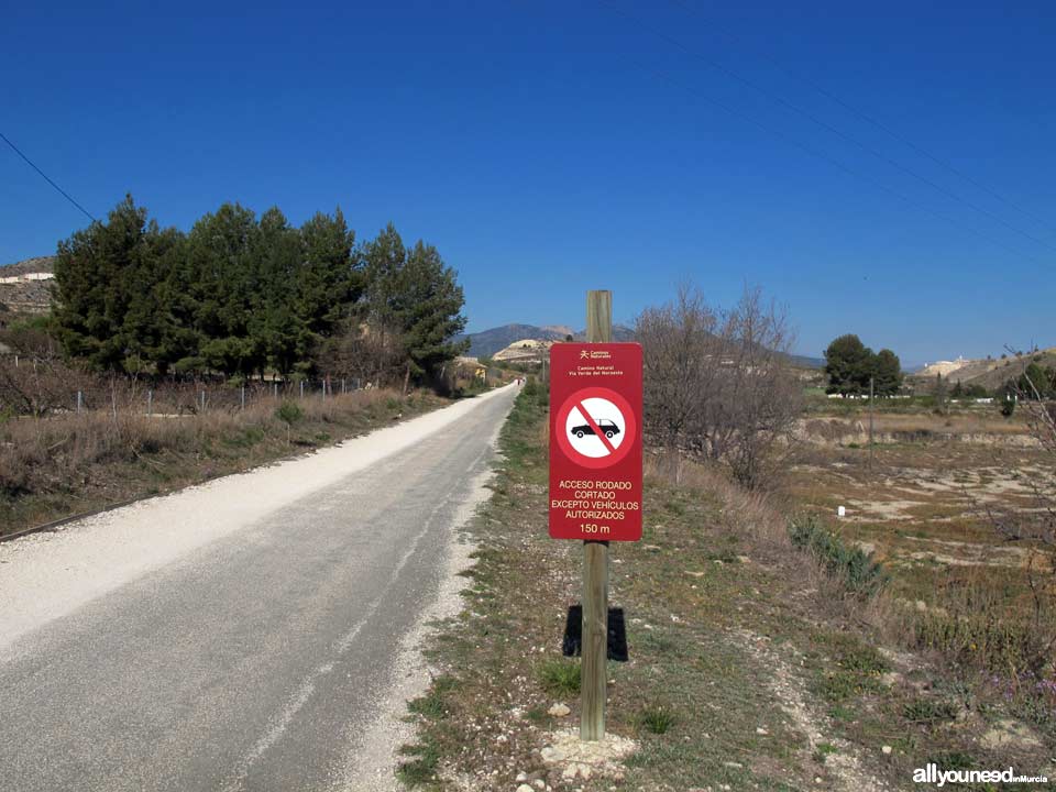 Camino Natural Vía Verde del Noroeste. Cehegín. Senderismo y cicloturismo en  Murcia