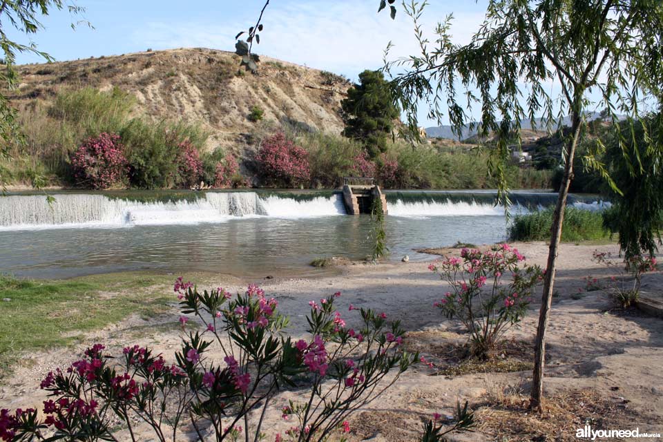 Ruta de las Norias en Abarán, Murcia. Parque presa el Jarral