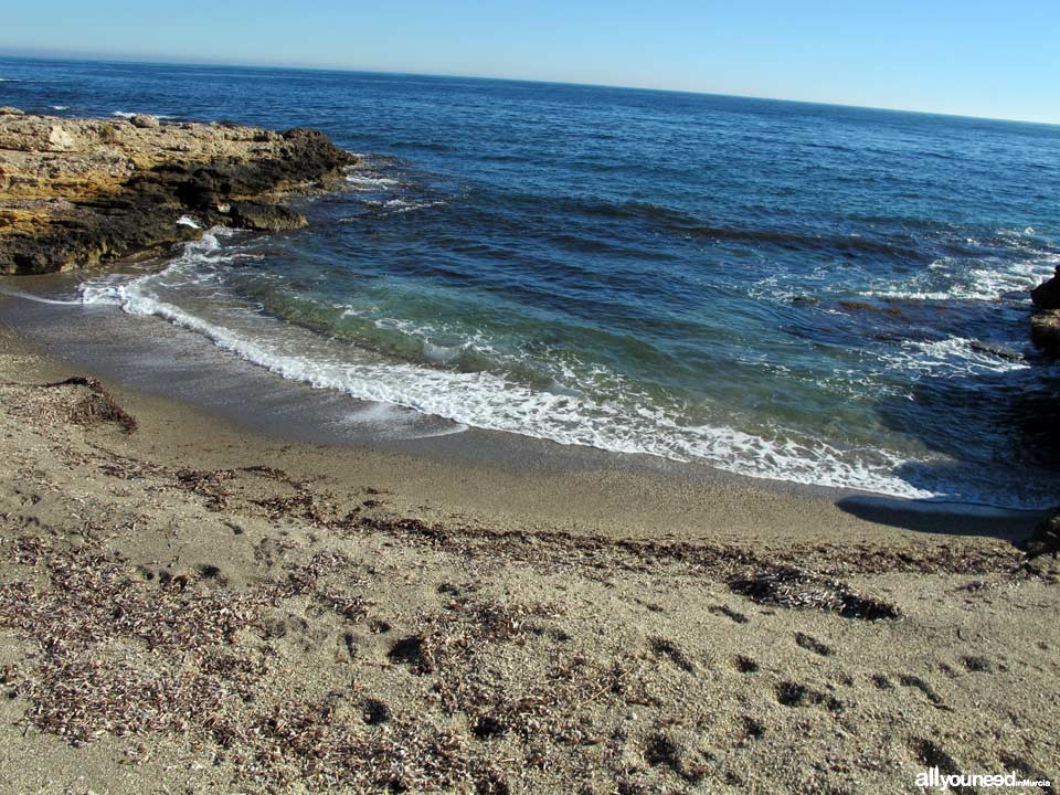 Pulgas Cove in Águilas. Beaches of Murcia