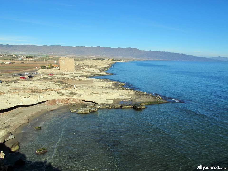 Torre de Cope Beach in Águilas. Beaches of Murcia