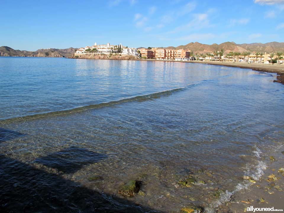 Calabardina Beach in Águilas. Beaches of Murcia