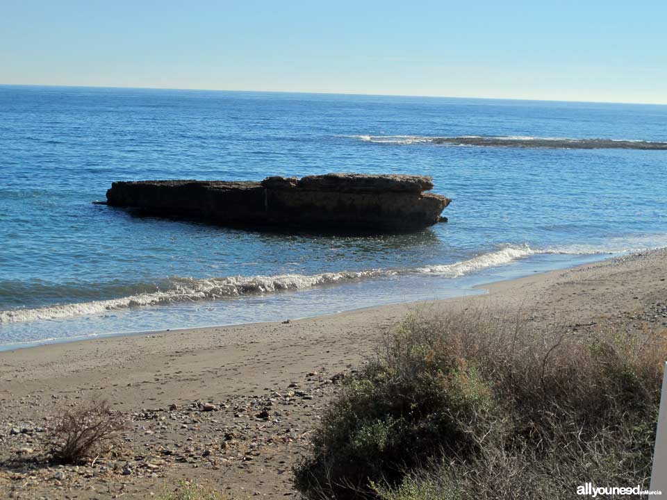 Playa de la Galera en Águilas. Playas de Murcia