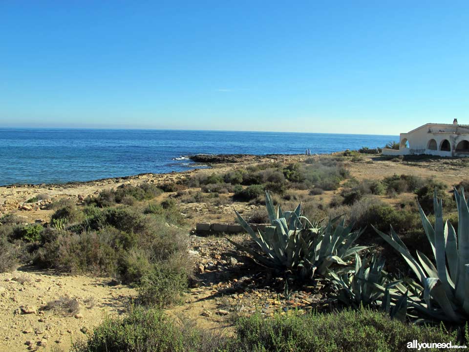 el Sombrerico en Águilas. Playas de Murcia