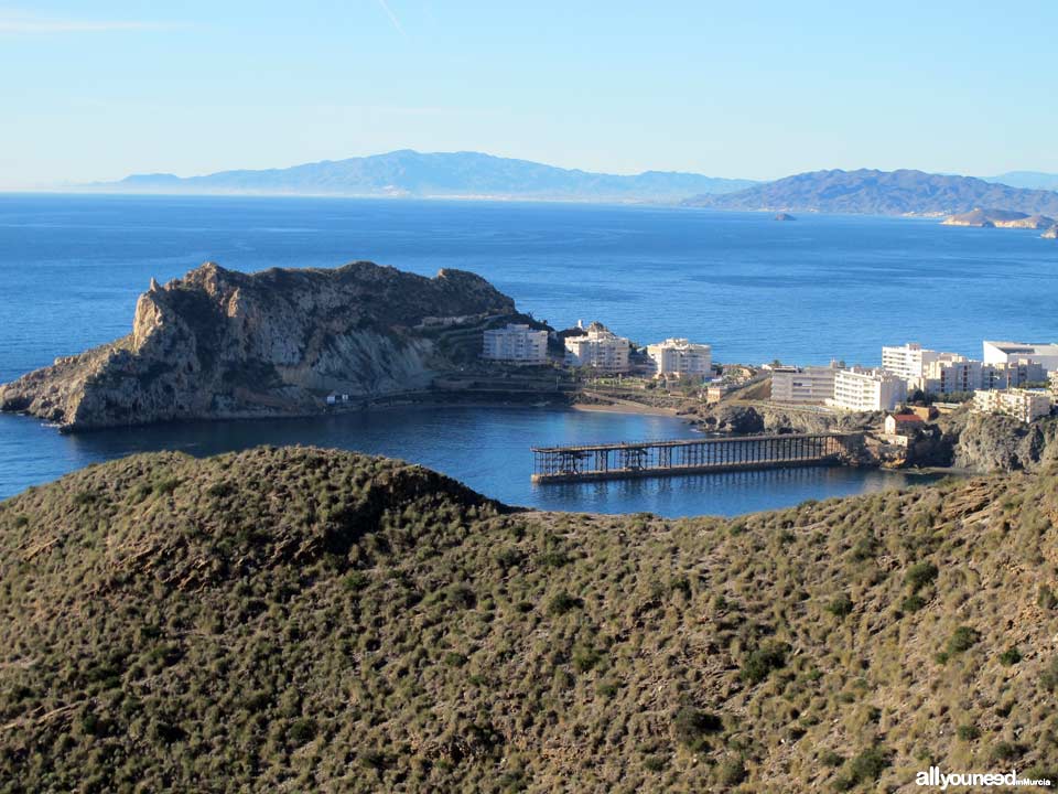 Panoramic Views of Águilas. Bays of Águilas and Coastline of Almería