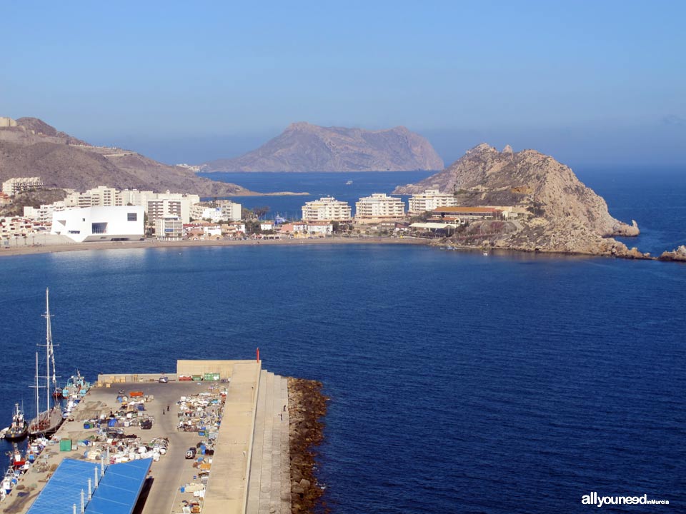 Panoramic Views of Águilas. Poniente Bay (SW)