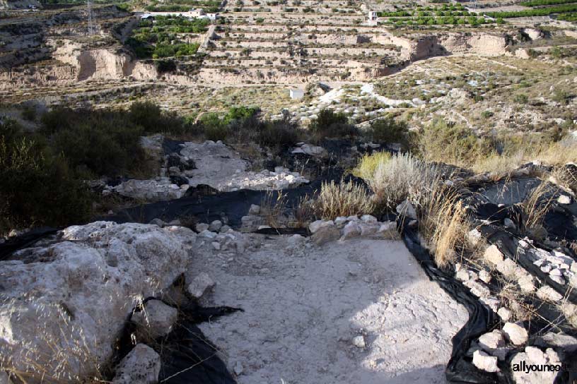 Cabezo del Tío Pío, poblado íbero. Yacimiento