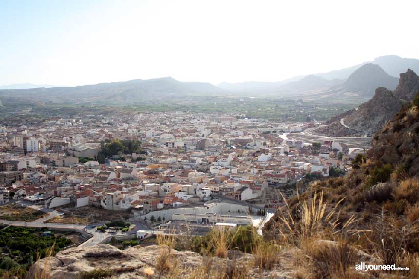 Cabezo del Tío Pío, poblado íbero. Vistas de Archena