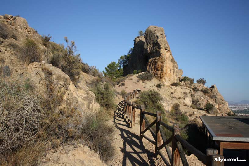 Cerro del Ope en Archena. Senderos