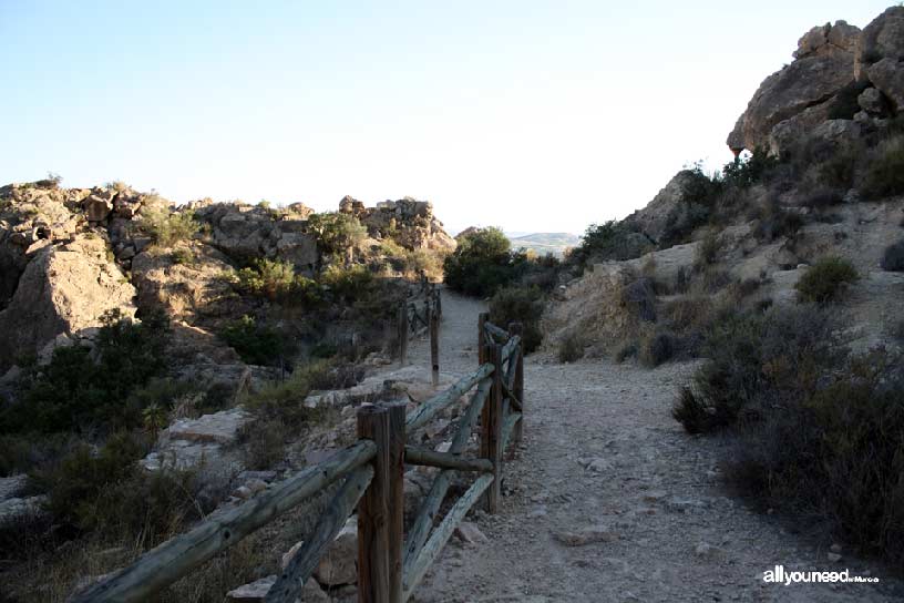 Cerro del Ope en Archena. Senderos