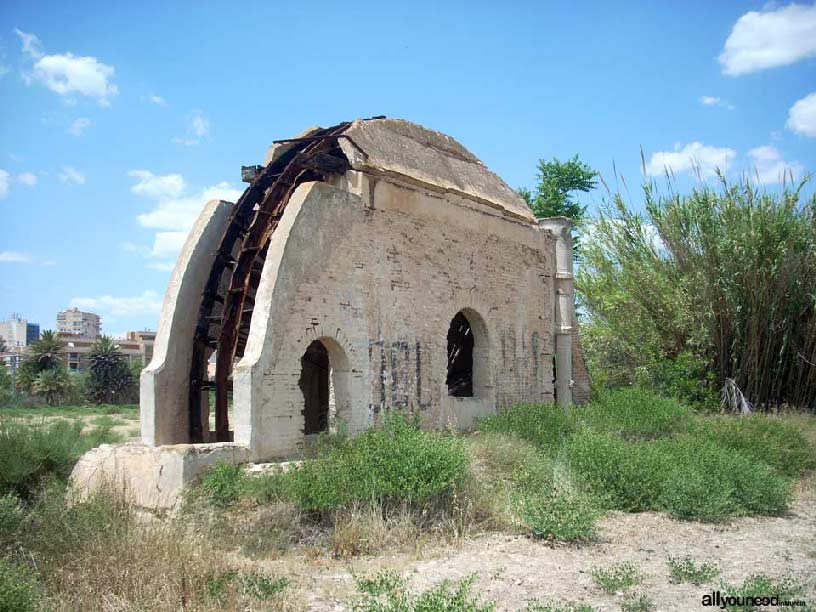 Del Otro Lao Water wheel in Archena -Murcia- . Spain