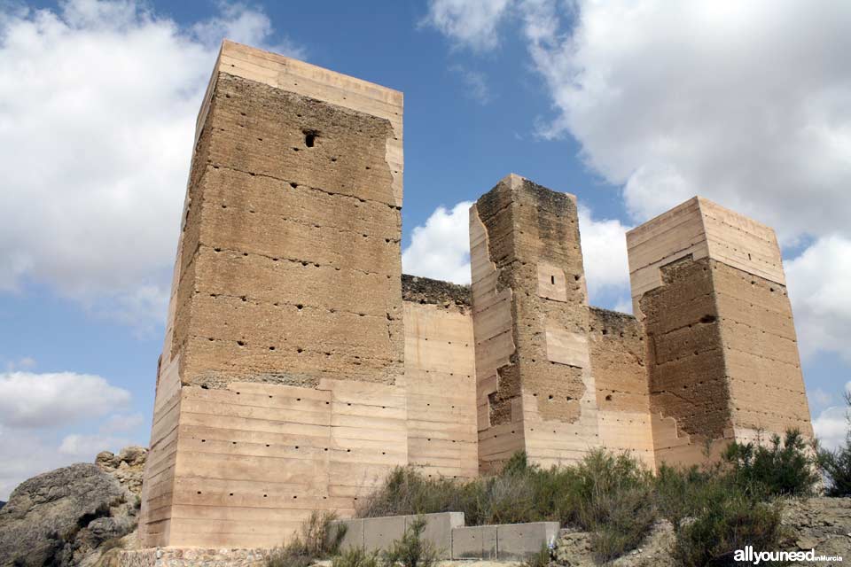 Guía de Castillos medievales en Murcia. Castillo de Blanca