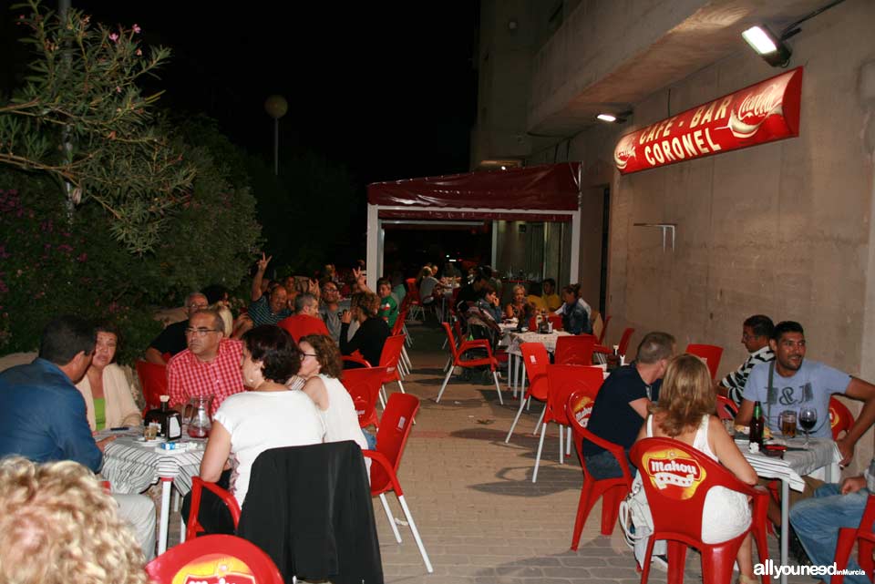 Café Bar Coronel en Bullas. Bar de tapas y comidas con terraza