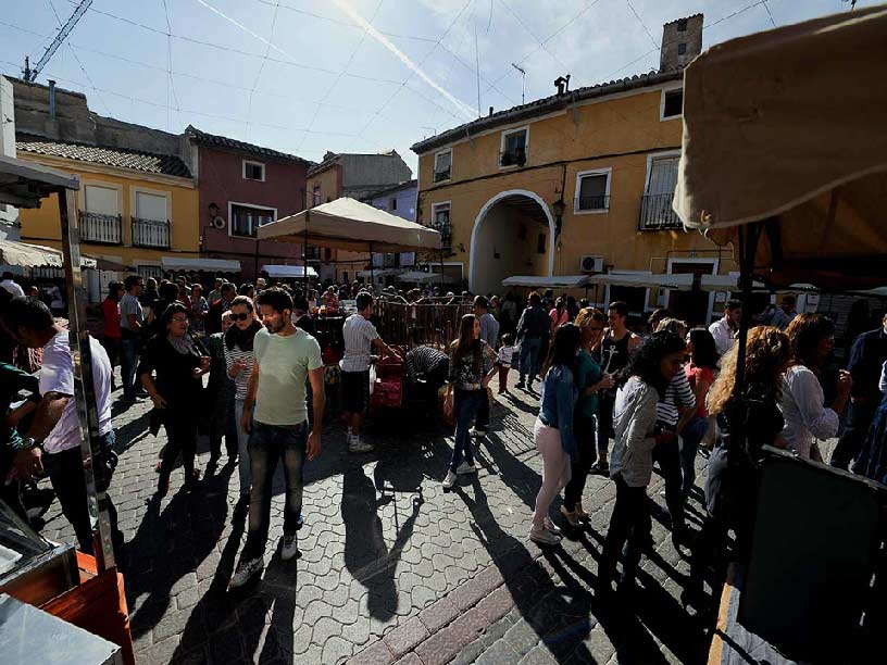 Street Market  El Zacatín in Bullas