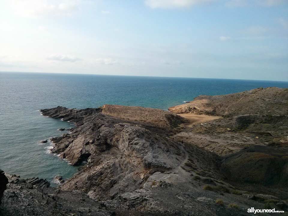 Punta Espada y Punta Negra en Calblanque