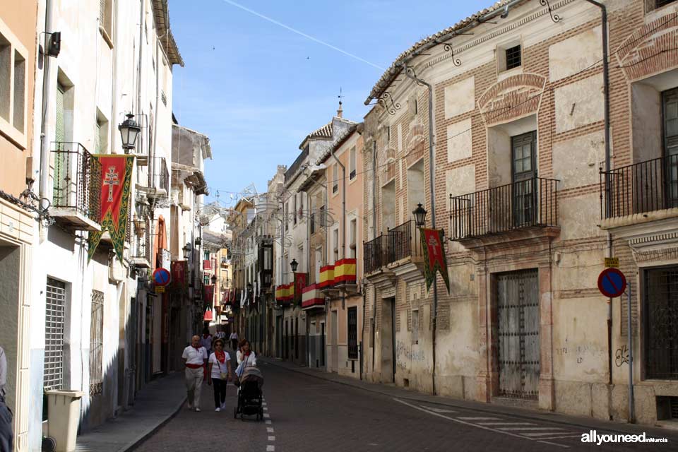 Calles y Plazas en Caravaca de la Cruz