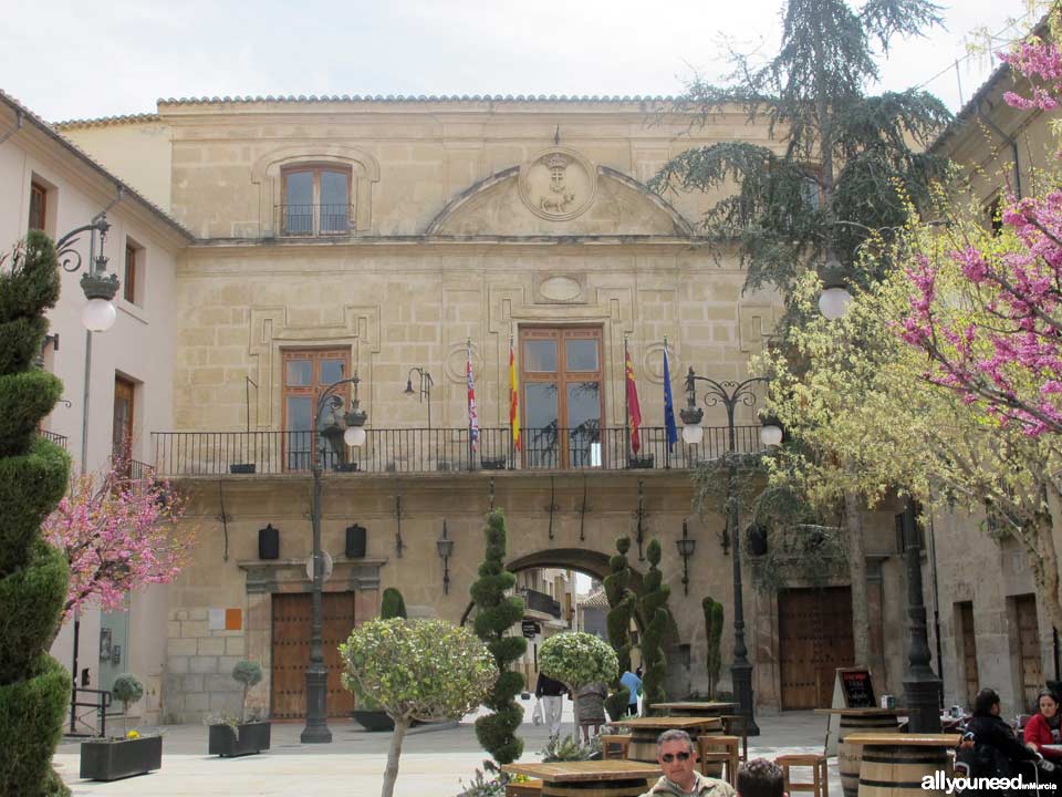 Streets and Squares of Caravaca de la Cruz. City Hall Square