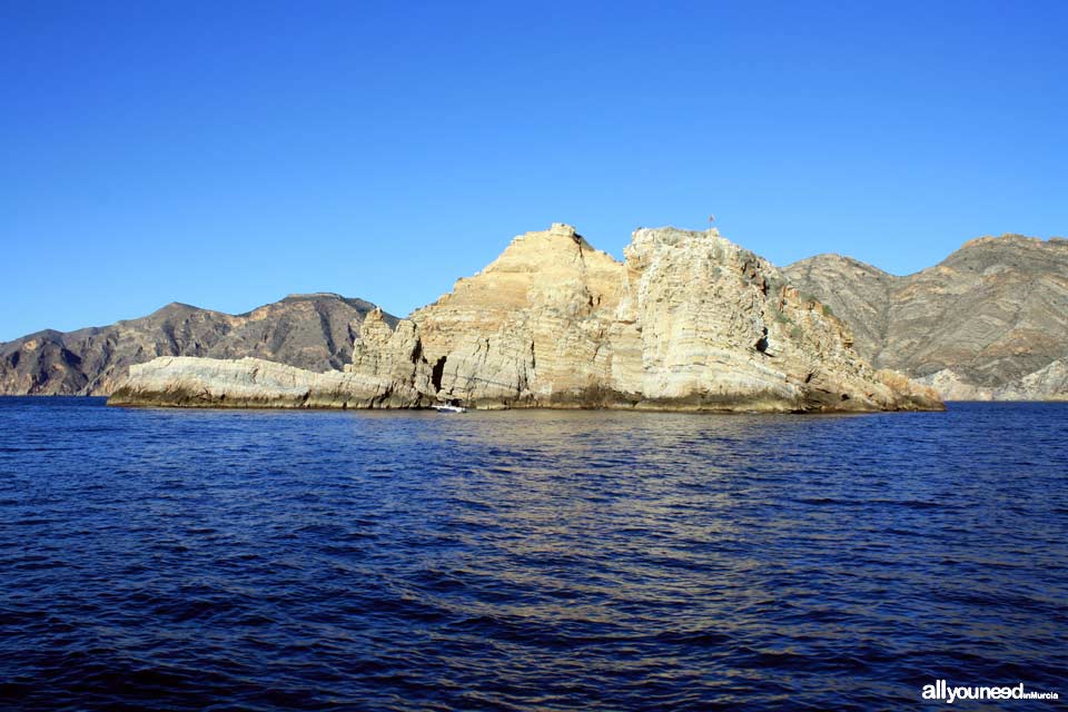 Palomas Island in Cartagena