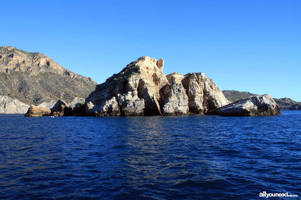 Palomas Island in Cartagena