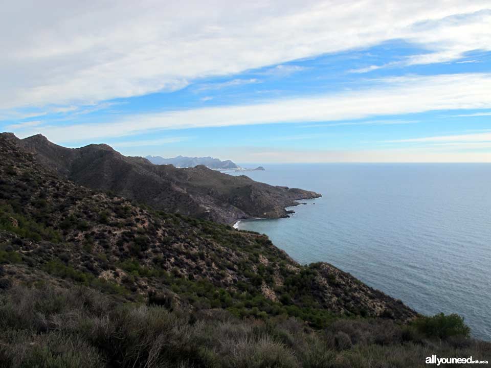 Playa de Fatares en Cartagena