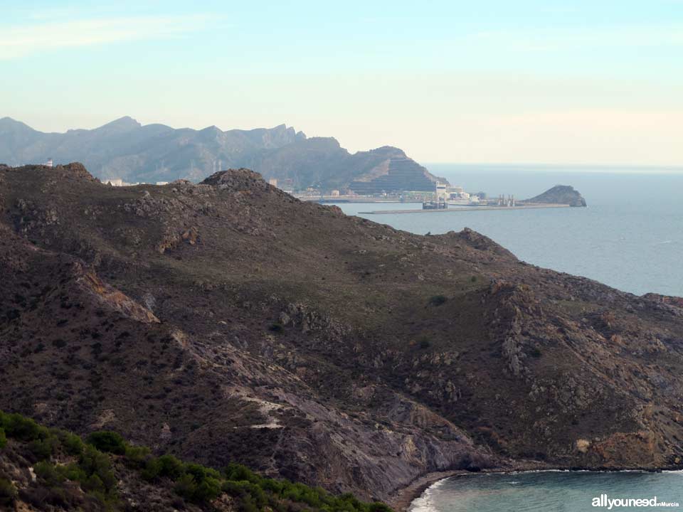 Playa de Fatares en Cartagena