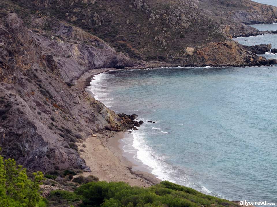 Playa de Fatares en Cartagena