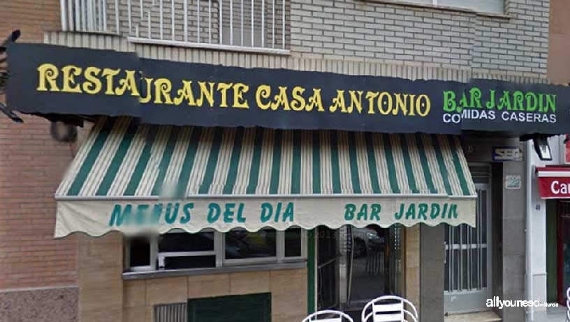 Restaurante Casa Antonio. Bar el Jardín