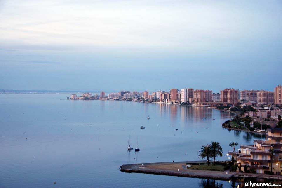 Atardecer en el Mar Menor. Cala del Pino