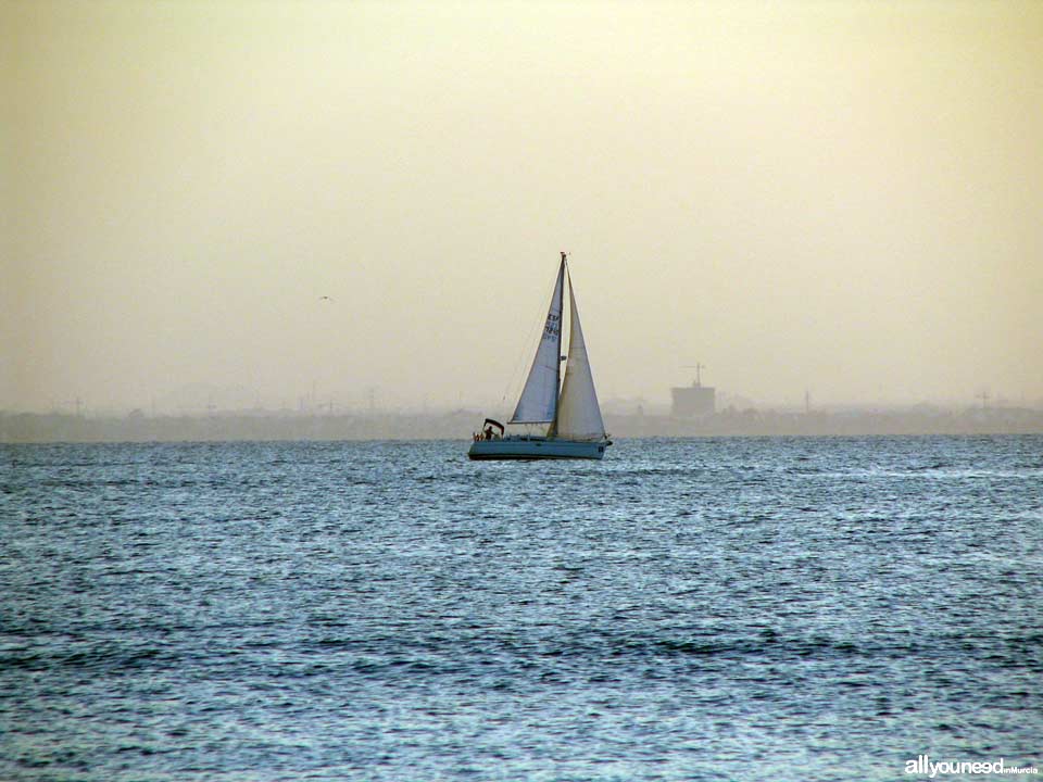 Atardecer en el Mar Menor. Puerto Tomás Maestre