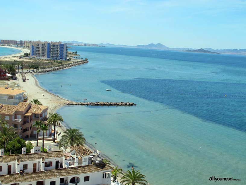 Playa de Veneziola. Playas de La Manga del Mar Menor