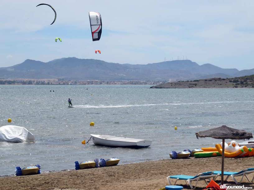 Playa Isla del Ciervo. Playas de La Manga del Mar Menor