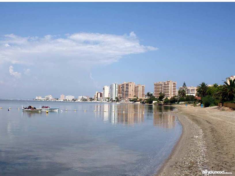 Playa de la Isla. Playas de La Manga del Mar Menor