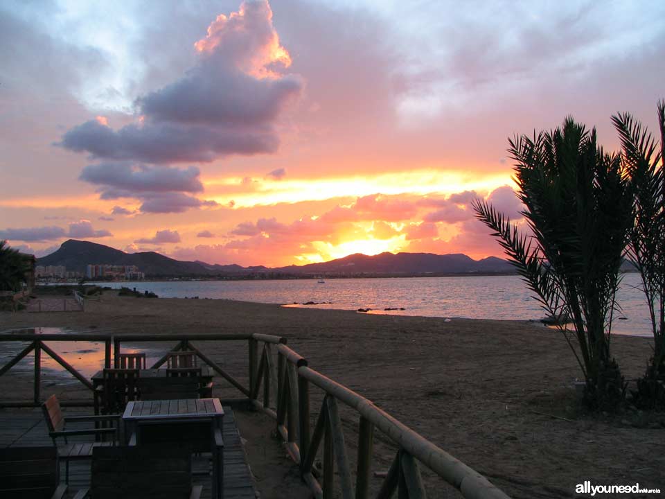 Alemanes Beach. La Manga del Mar Menor