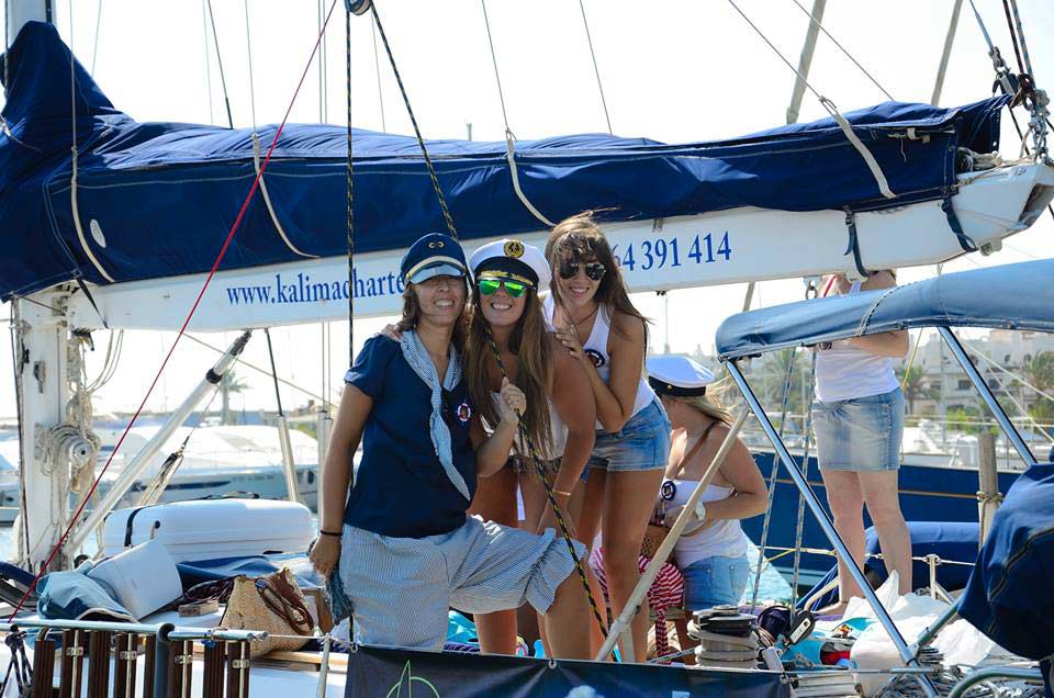 kalimacharter despedida de soltera. Rutas en Barco