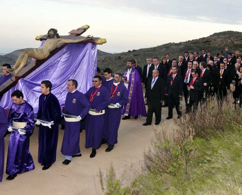 Procesión del Cristo de los Mineros. La Unión