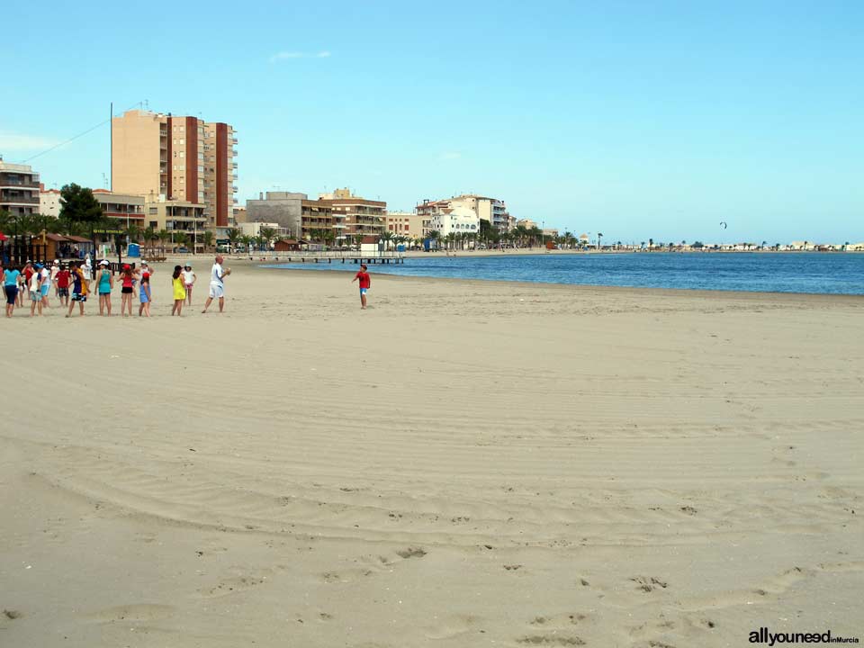 Playa de Villananitos. Playas de San Pedro del Pinatar