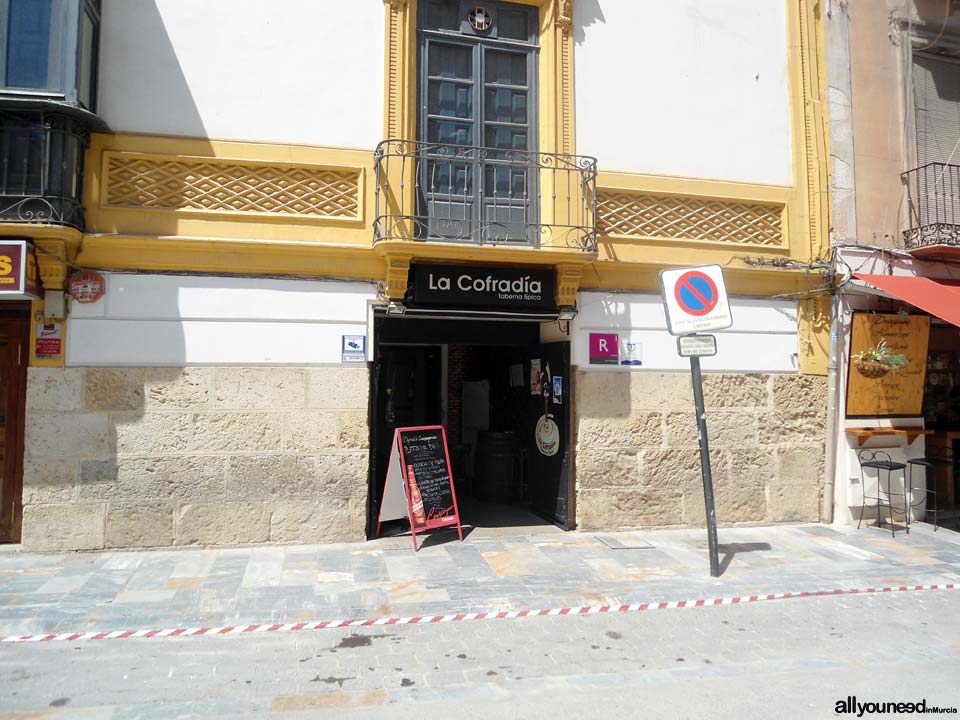 Restaurante la Cofradía en Lorca. Taberna típica