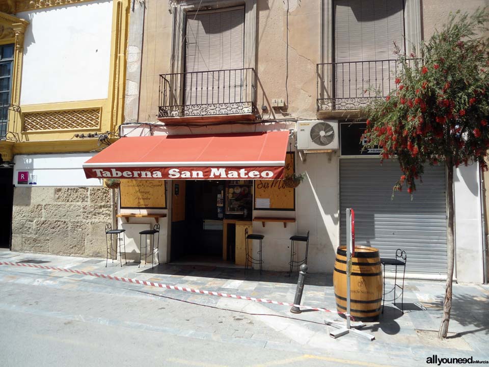 Restaurante Taberna San Mateo in Lorca -Murcia-. Spain