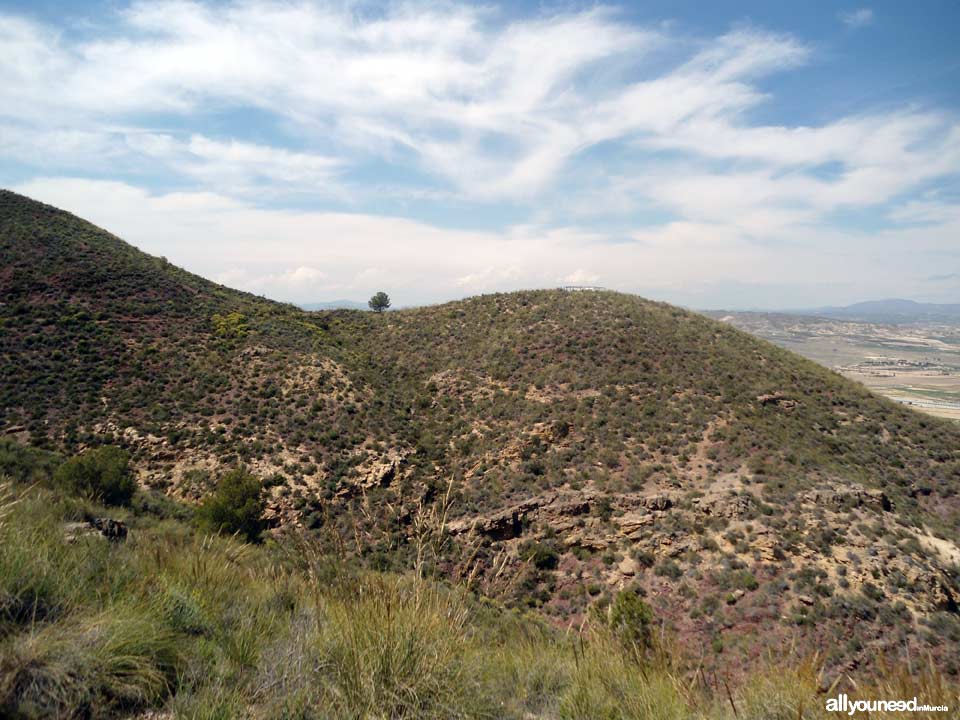 La senda de los enamorados en Lorca. Mirador del Cejo