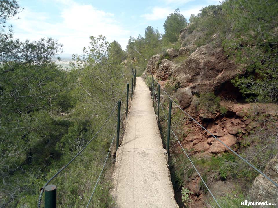 La senda de los enamorados en Lorca-ultimos-barrancos-puentes