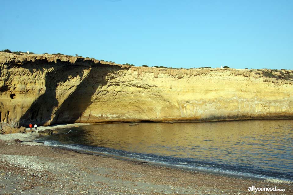 Blanca Cove in Lorca. Beaches of Murcia	