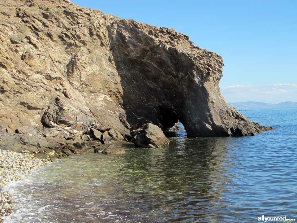 Playa de la Gruta. Playas de Lorca