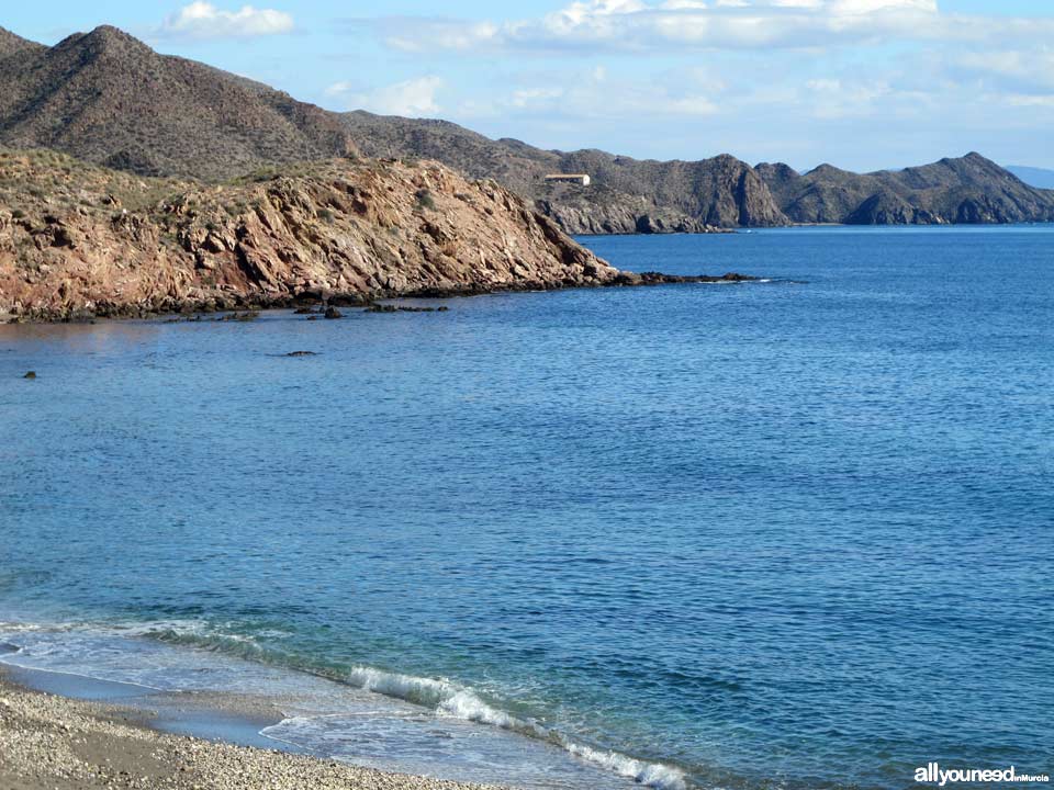 Playa de los Hierros. Playas de Lorca. 