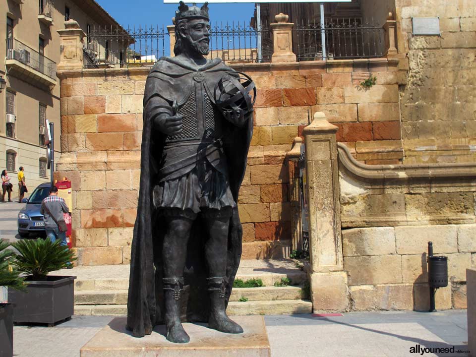 España Square. Lorca. Alfonso X El Sabio