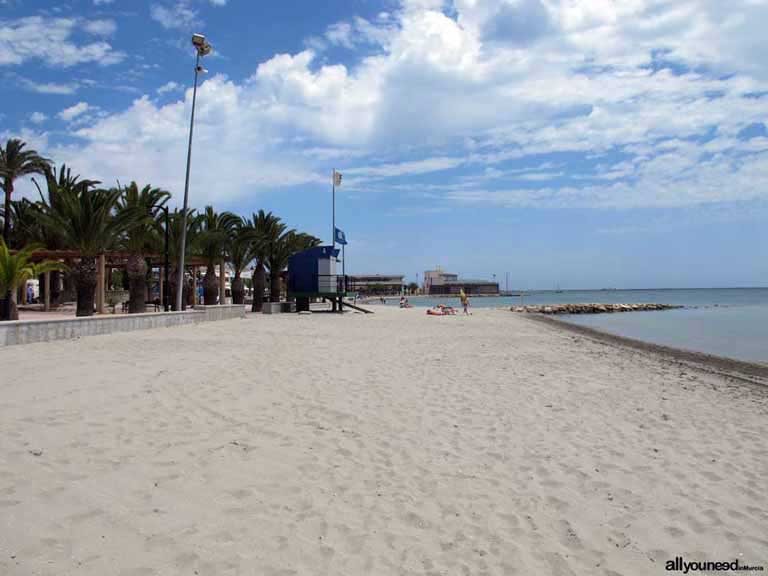 Mar Menor. Playa de la Puntica en Lo Pagan