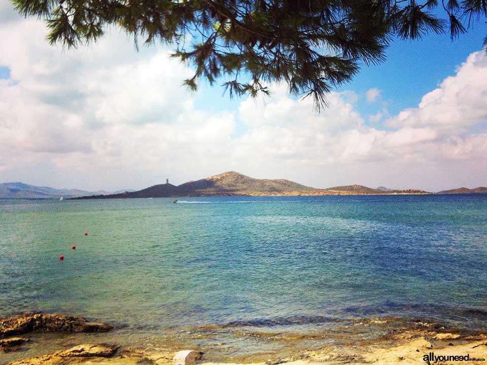 Isla del Barón en el Mar Menor. Foto de Irene