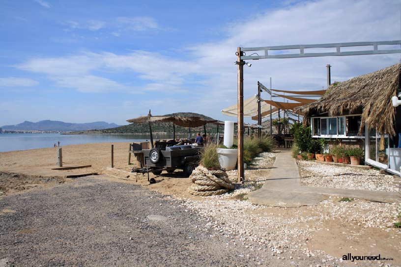 Isla del Ciervo en el Mar Menor. Comienzo sendero