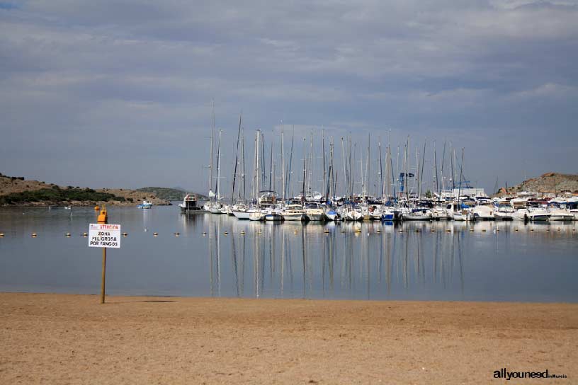 Isla del Ciervo en el Mar Menor. Comienzo sendero