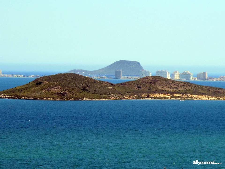 Playas del Mar Menor. Isla Perdiguera