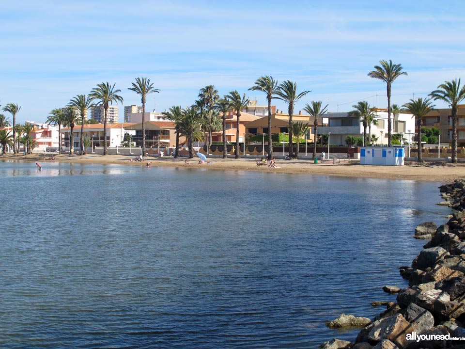 Playas del Mar Menor. Islas Menores